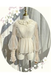 Mie Ye Jasmine Leg of Mutton Sleeve Blouse(Reservation/Full Payment Without Shipping)